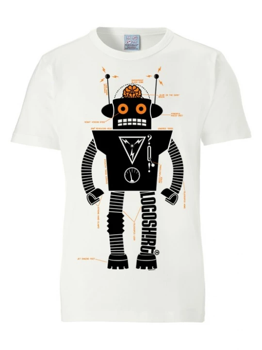 Foto van product LOGOSHIRT Shirt oranje / zwart / wit