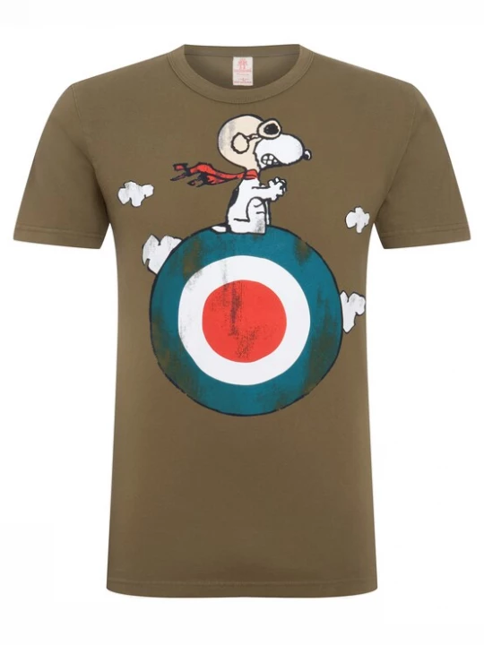 Foto van product LOGOSHIRT Shirt 'Peanuts - Snoopy' blauw / olijfgroen / rood / wit