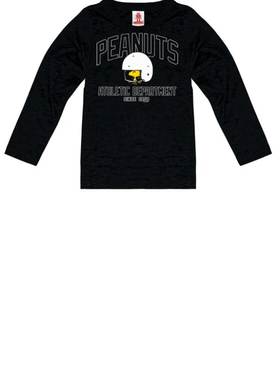 Foto van product LOGOSHIRT Shirt 'Peanuts – Woodstock' zwart / wit