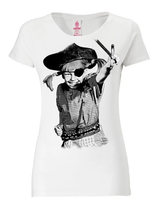 Foto van product LOGOSHIRT Shirt 'Pirate' zwart / wit