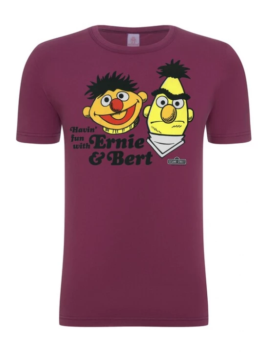 Foto van product LOGOSHIRT Shirt 'Sesamstrasse - Ernie & Bert' lila