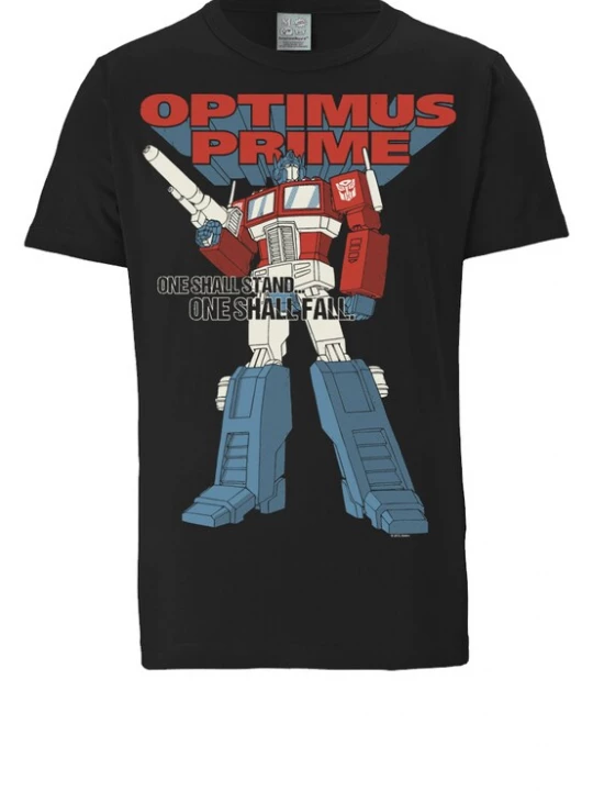 Foto van product LOGOSHIRT Shirt smoky blue / rood / zwart