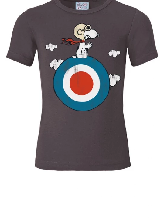 Foto van product LOGOSHIRT Shirt 'Snoopy' blauw / grijs / rood / wit