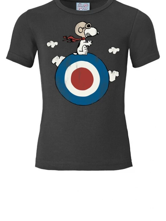 Foto van product LOGOSHIRT Shirt 'Snoopy ' donkergrijs