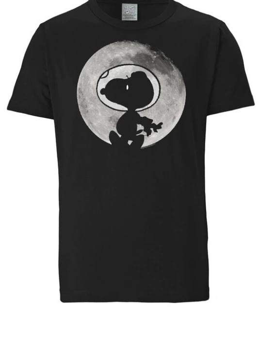 Foto van product LOGOSHIRT Shirt 'Snoopy - Mond' zwart