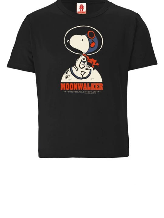 Foto van product LOGOSHIRT Shirt 'Snoopy - Moonwalker' zwart