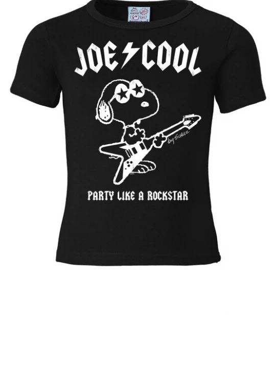 Foto van product LOGOSHIRT Shirt 'Snoopy - Rockstar' zwart / wit