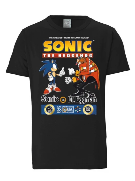 Foto van product LOGOSHIRT Shirt 'Sonic' blauw / geel / rood / zwart
