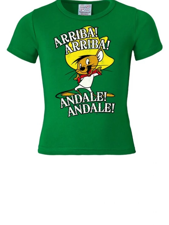 Foto van product LOGOSHIRT Shirt 'Speedy Gonzales - Looney Tunes' geel / groen / wit