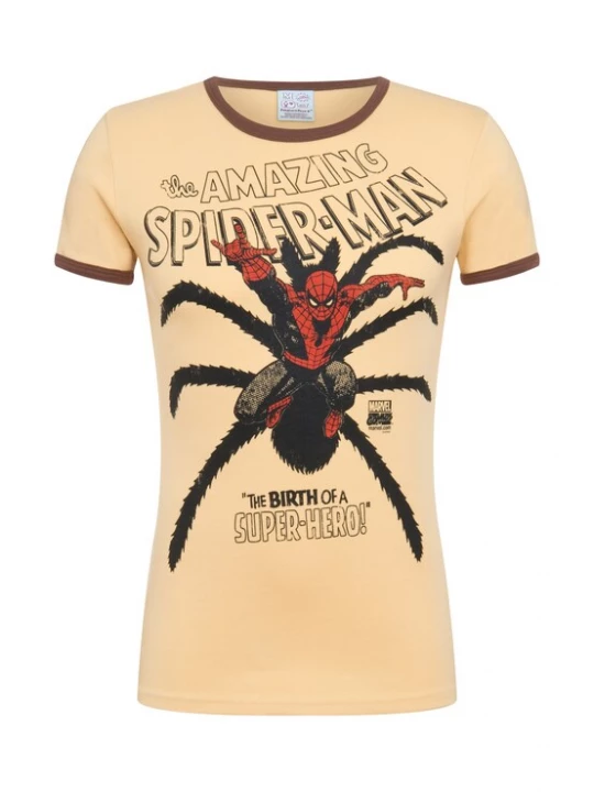 Foto van product LOGOSHIRT Shirt 'Spider-Man' beige / bruin / rood / zwart