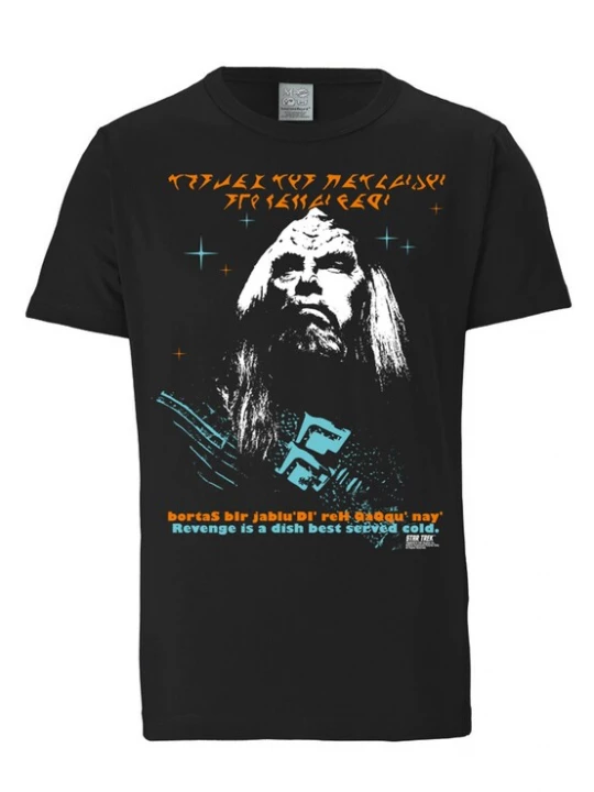 Foto van product LOGOSHIRT Shirt 'Star Trek - Klingon' zwart