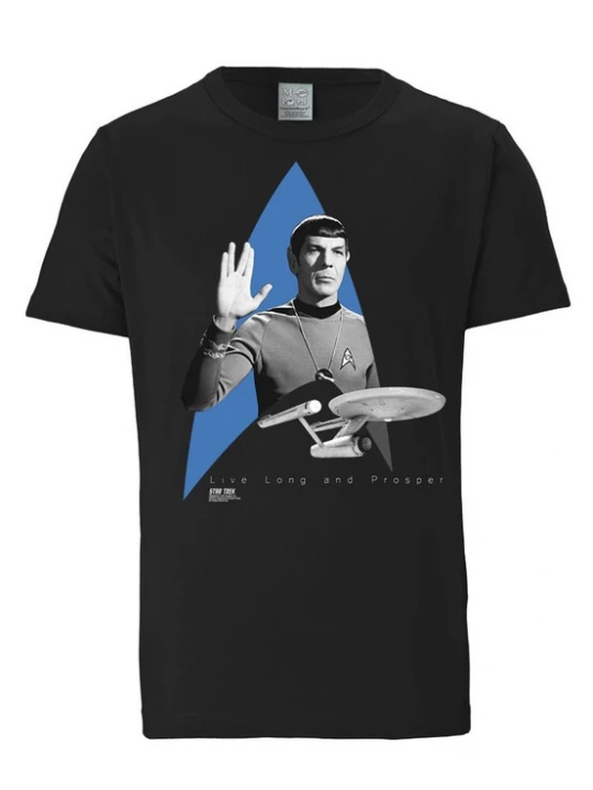 Foto van product LOGOSHIRT Shirt 'Star Trek - Spock' zwart