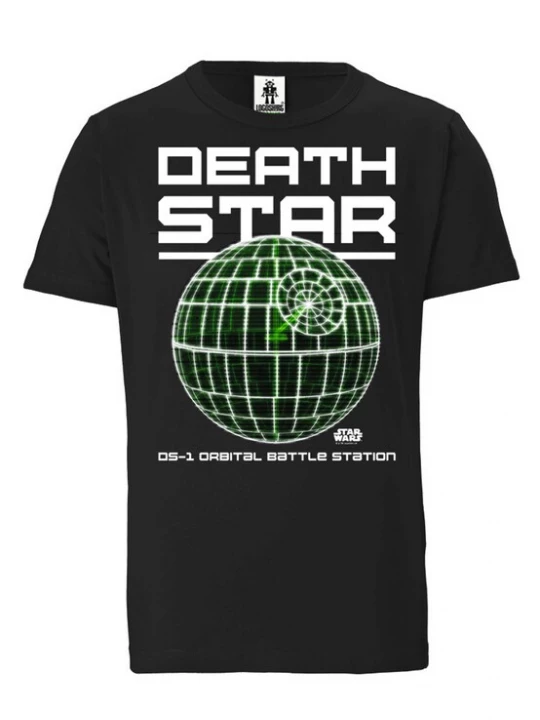 Foto van product LOGOSHIRT Shirt 'Star Wars' groen / zwart / wit