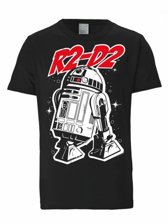 Foto van product LOGOSHIRT Shirt 'Star Wars - R2-D2' rood / zwart / wit