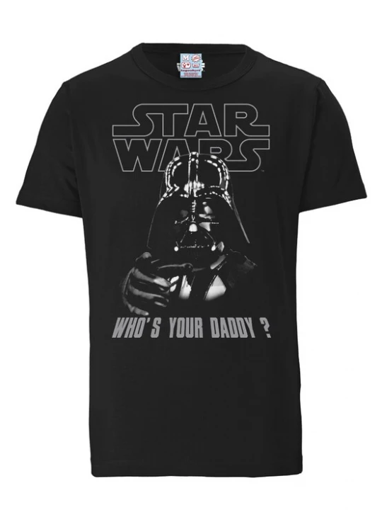 Foto van product LOGOSHIRT Shirt 'Star Wars - Who's Your Daddy' zwart