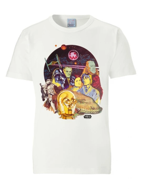 Foto van product LOGOSHIRT Shirt 'Star Wars' wit