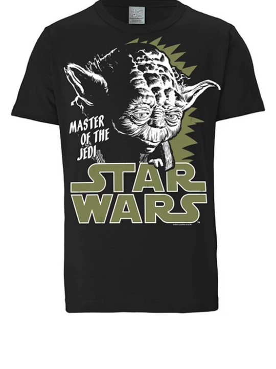 Foto van product LOGOSHIRT Shirt 'Star Wars - Yoda' zwart