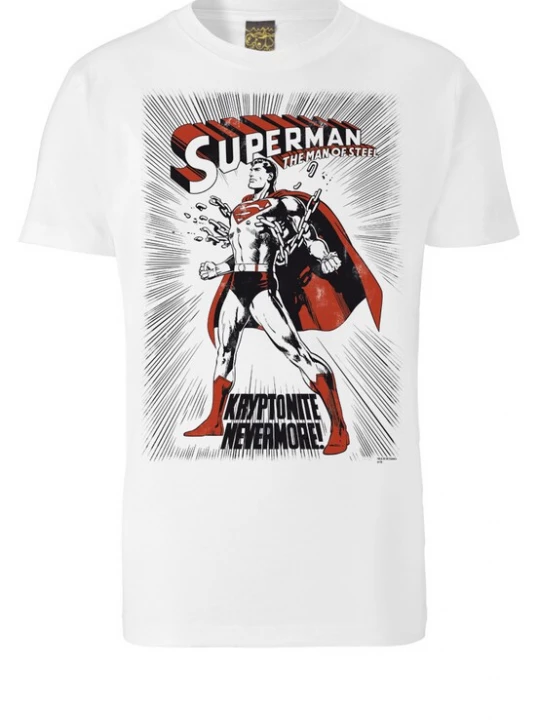 Foto van product LOGOSHIRT Shirt 'SUPERMAN KRYPTONITE' rood / zwart / wit