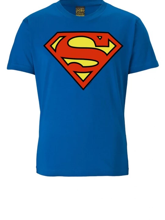 Foto van product LOGOSHIRT Shirt 'Superman Logo' blauw