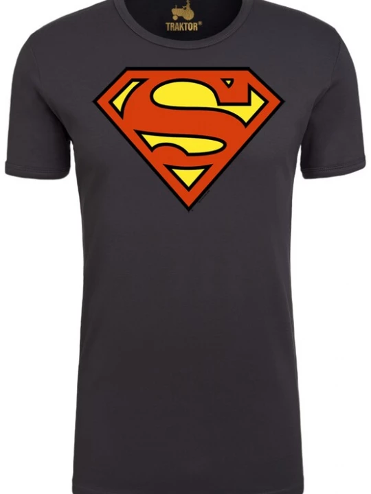 Foto van product LOGOSHIRT Shirt 'Superman Logo' grijs