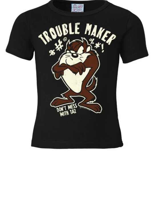 Foto van product LOGOSHIRT Shirt 'Tasmanischer Teufel Taz - Looney Tunes' ivoor / pueblo / zwart