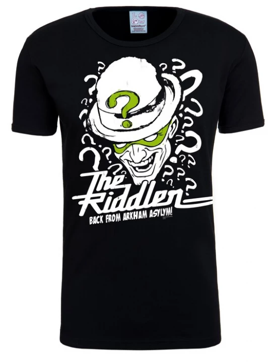Foto van product LOGOSHIRT Shirt 'The Riddler' zwart / wit