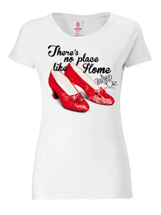 Foto van product LOGOSHIRT Shirt 'There`s no place like home - Der Zauberer von Oz' rood / wit