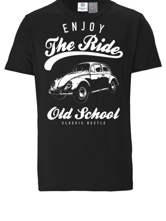 Foto van product LOGOSHIRT Shirt 'Volkswagen' zwart / wit