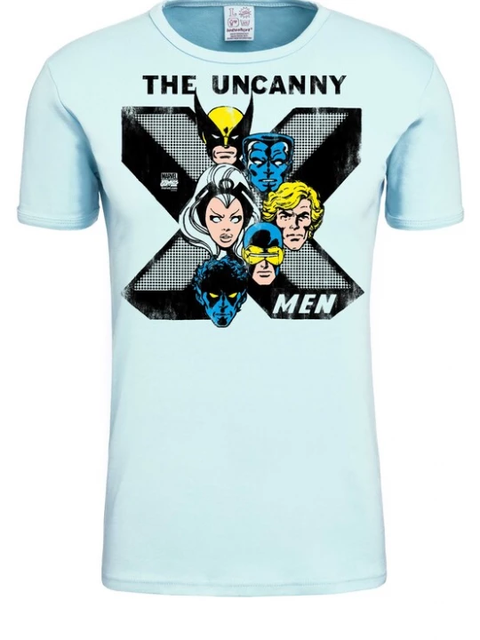 Foto van product LOGOSHIRT Shirt 'X-Men' royal blue / koningsblauw / lichtblauw / geel / zwart