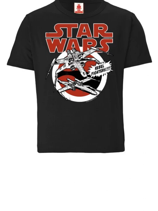 Foto van product LOGOSHIRT Shirt 'X-Wings' zwart