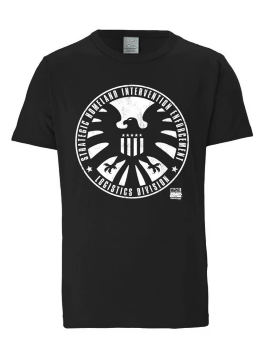 Foto van product LOGOSHIRT Shirt zwart / wit