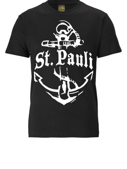 Foto van product LOGOSHIRT Shirt zwart / wit