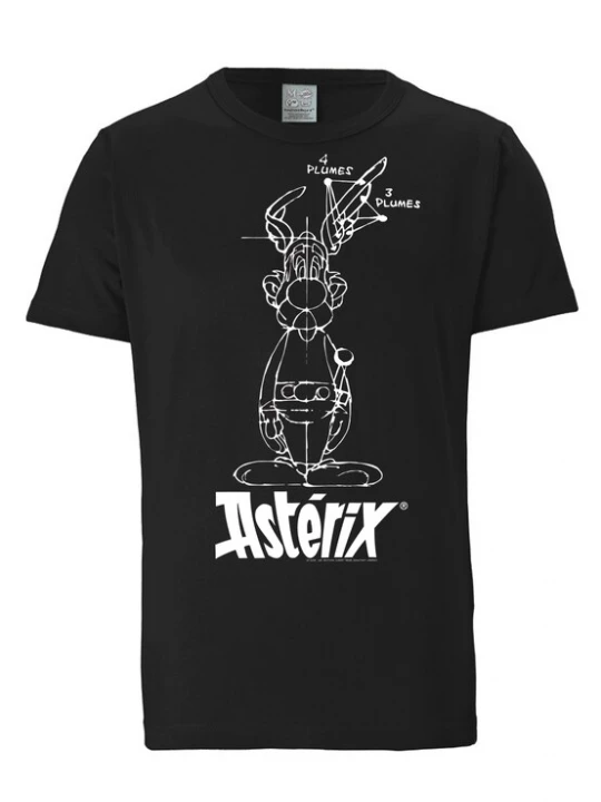 Foto van product LOGOSHIRT Shirt zwart / wit