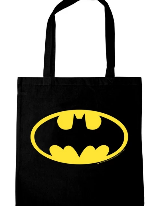 Foto van product LOGOSHIRT Shopper 'DC Comics - Batman' zwart