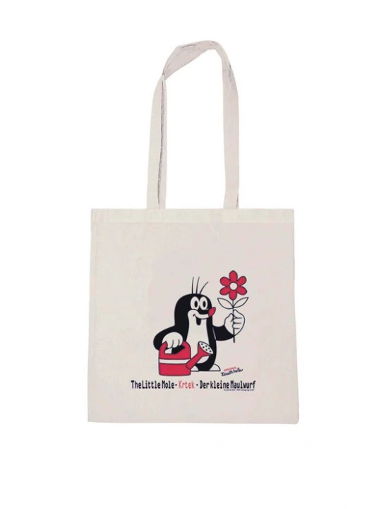 Foto van product LOGOSHIRT Shopper 'Der kleine Maulwurf - Gärtner' ecru
