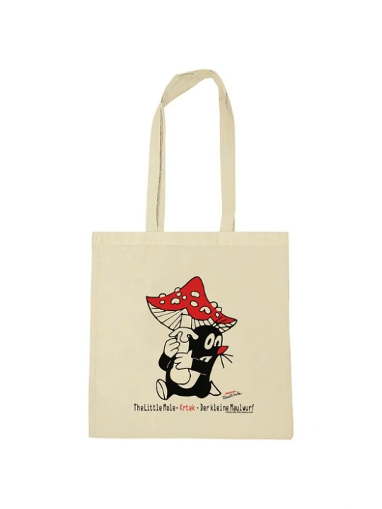 Foto van product LOGOSHIRT Shopper 'Der kleine Maulwurf - Pilz' beige