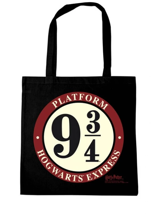 Foto van product LOGOSHIRT Shopper 'Harry Potter - Platform 9 3 / 4' zwart
