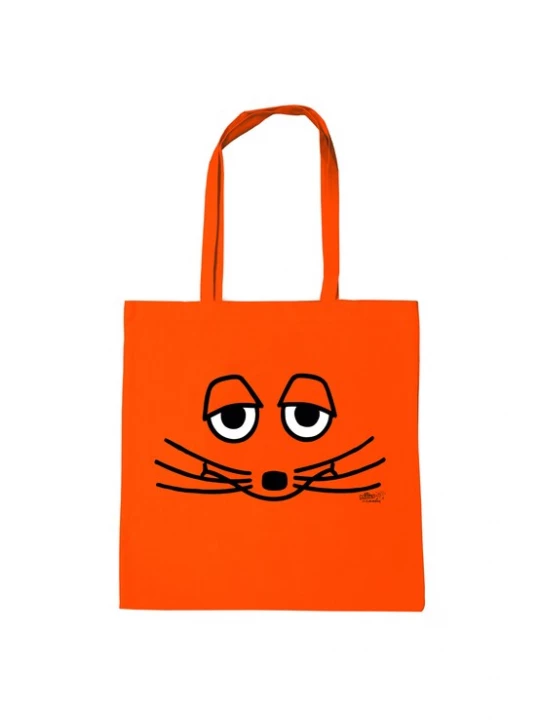 Foto van product LOGOSHIRT Shopper 'Maus - Gesicht' oranje
