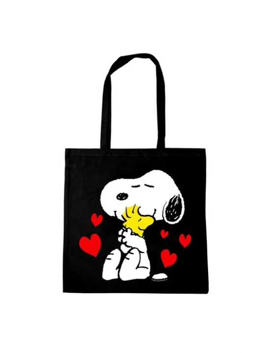 Foto van product LOGOSHIRT Shopper 'Peanuts - Best Friends' zwart