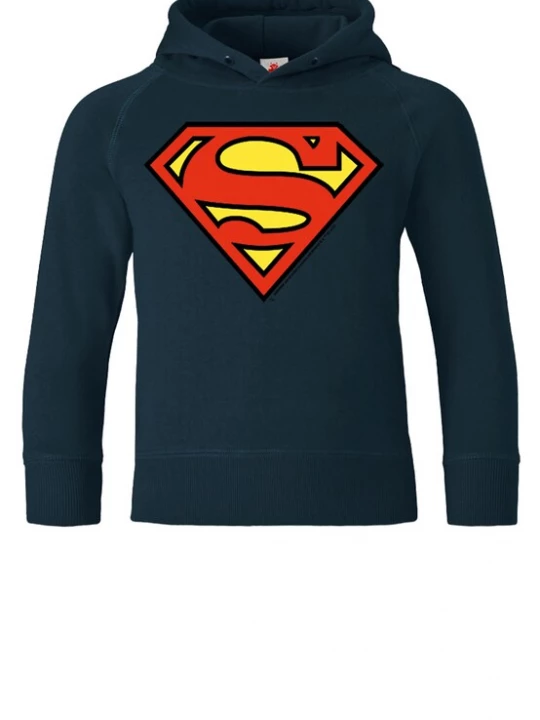 Foto van product LOGOSHIRT Trui 'DC - Superman Logo Clean' donkerblauw