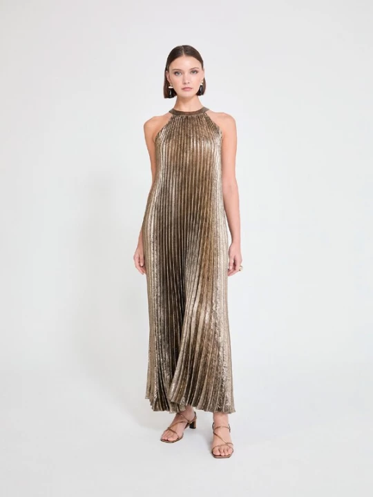 Foto van product Lola Casademunt Avondjurk goud