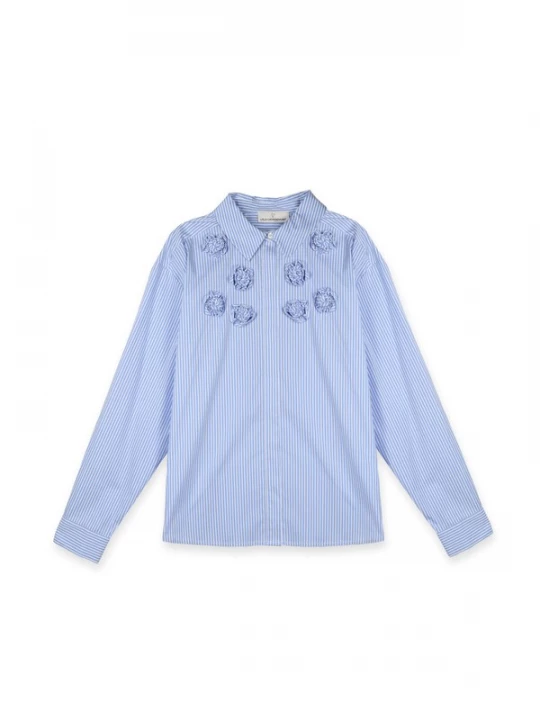 Foto van product Lola Casademunt Blouse hemelsblauw / wit