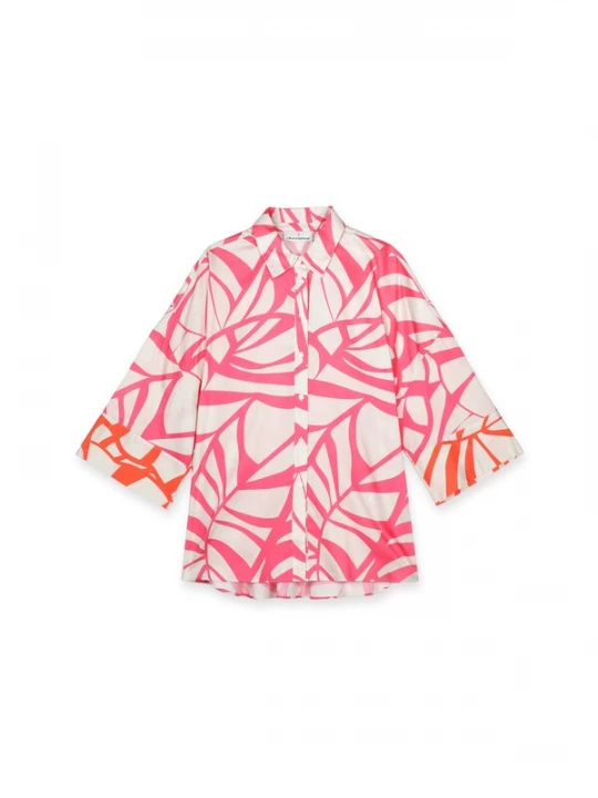 Foto van product Lola Casademunt Blouse kreeft / framboos / wolwit