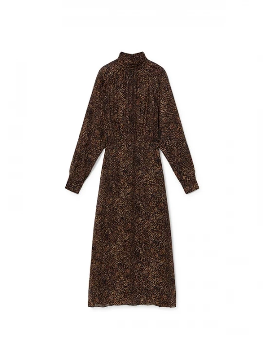 Foto van product Lola Casademunt Jurk bruin / donkerbruin / zwart
