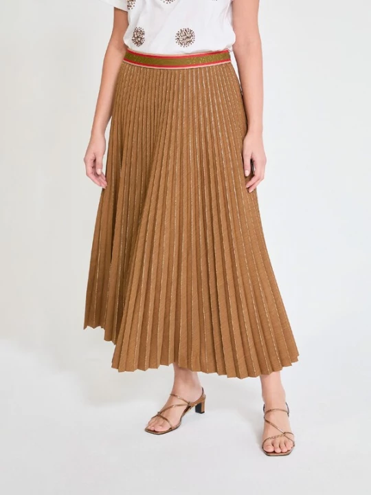 Foto van product Lola Casademunt Rok donkergeel / natuurwit