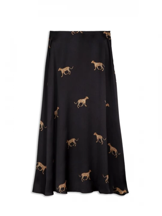 Foto van product Lola Casademunt Rok karamel / zwart