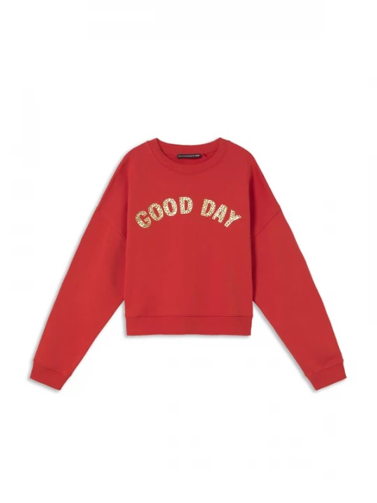 Foto van product Lola Casademunt Sweatshirt goud / rood
