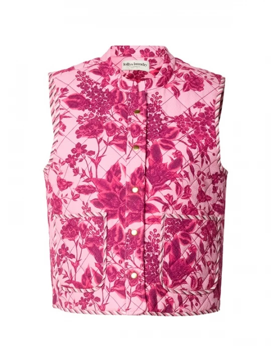 Foto van product Lollys Laundry Bodywarmer 'Cairo' framboos / lichtroze