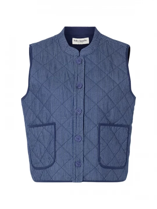 Foto van product Lollys Laundry Bodywarmer 'Cairo' navy / wit