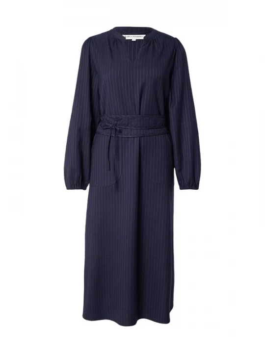 Foto van product Lollys Laundry Jurk 'Paris' smoky blue / donkerblauw